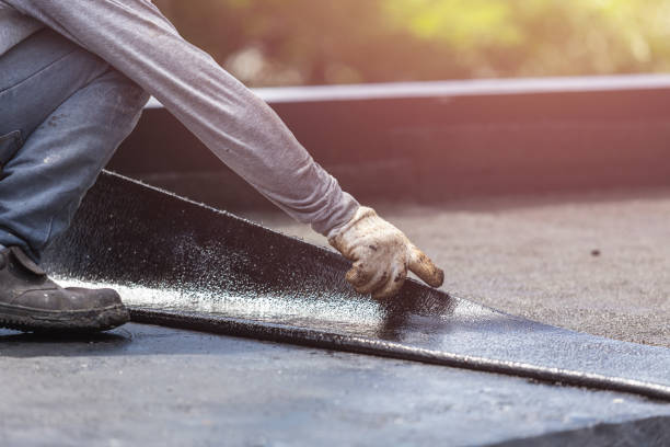 Professional Emergency Waterproofing technician working in Newtown Square, PA